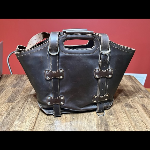 Saddleback Leather Large Tote-EUC - Picture 4 of 8